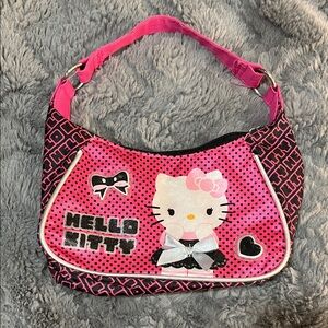 Hello Kitty Polka Dot Pink and Black Bag